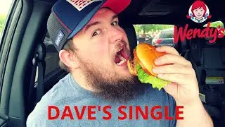 DAVE'S SINGLE REVIEW! (Wendys, Horseheads, NY) Burger Review #5