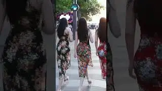 Фигуристые корейки в платьях
