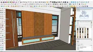 How to import material packages in Sketchup in Tamil | Asian Paints Sketchup plugin #civil #design