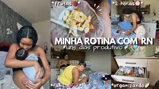 VLOG-MINHA ROTINA COM RN🍼👶🏽| banho,organização,madrugada,família.🧑‍🧑‍🧒🩵 