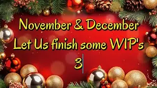 Nov/Dec 3Lets Finish #flosstube #pointdecroix  #stampedcrossstitch #unboxing #crosstitch
