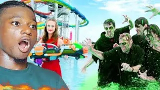 If Water Fights Had Zombies Reaction