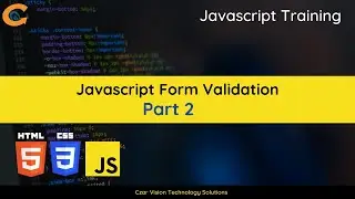 Javascript Validation using Regular Expression   Part 2