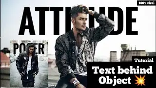 text behind object in snapseed | unique photo editing 🔥