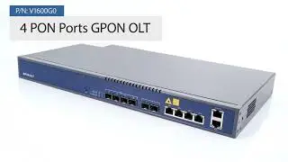 Flexible & Reliable Application Layer 3 GPON OLT 4 PON Ports GPON OLT