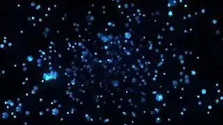 Blue Crystals Abstract Background video | Footage | 4K Screensaver