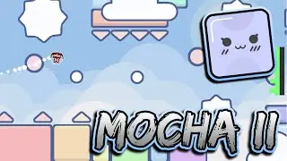 My Friend's Geometry Dash Level is SO COOL..