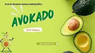 Avokadonun 🥑 Faydaları - Prof. Dr. İbrahim Adnan SARAÇOĞLU