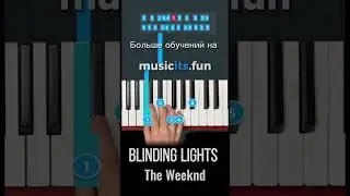 Как играть BLINDING LIGHTS💡The Weeknd🌟на 