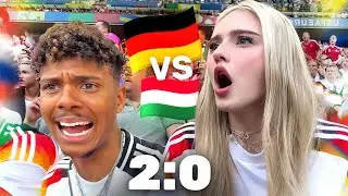 MIT WILLY IN DER ERSTEN REIHE ⚽ DEUTSCHLAND - UNGARN I VLOG 133