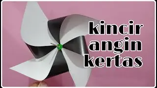 Kincir angin dari kertas origami/windmill from origami paper