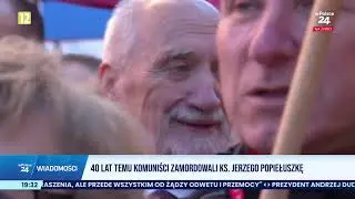 Marsz w rocznice zamordowania ks. Jerzego Popiełuszki: Minęło 40 lat od bestialskiej zbrodni SB