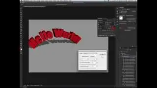 Create 3D Text in Photoshop CS6
