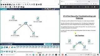 CCNA Lab: Port Security Troubleshooting