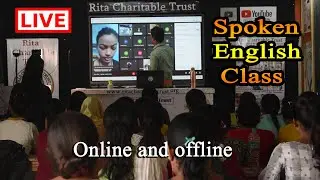 Online Spoken English Class , online students and offline students both in one platform