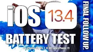 iOS 13.4 Battery Life and Speed Test test - Follow up video - One Week Later.