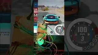Analog speedo and rev counter making progress #automobile #simracing