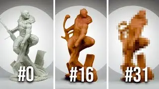 The Fascinating thing that happens when you try to 3D scan a miniature 100 times