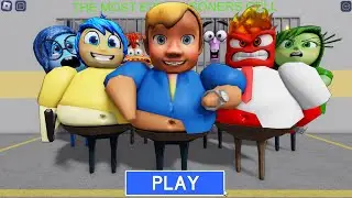 INSIDE OUT 2! RILEY WITH EMOTIONS! PRISON RUN BARRY! #Roblox #obby