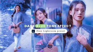 Lightroom blue tone effect |Lightroom preset free download