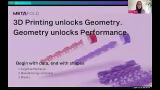Elissa Ross, CEO of #Metafold3D on Mathematics and #3DPrinting