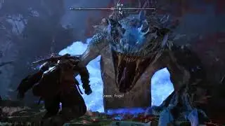 God of War Ragnarok Boss fight Kratos Freya and Tyr vs Nidhogg