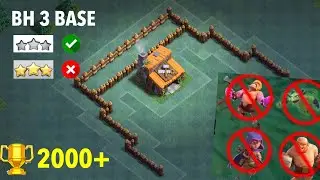 Best Builder Hall 3 Base + Replays|•| Anti-Everything|•|Clash of Clans