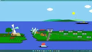 Dream Village || Computer Graphics Project || OpenGL || C++ || Mahadi Chowdhury ||