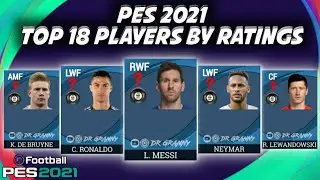 PES 2021 Top 18 Players Ratings Best players in PES 2021 