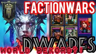 💥Faction Wars💥 Dwarfs 🧙‍♂️| Stage 21 | Worlds fastest clear⁉️ | RAID Shadow Legends
