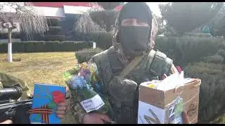 Наши бойцы и командир с позывным Кафа передают слова благодарности.