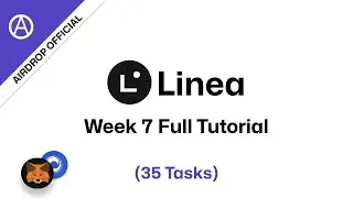 Linea Voyage Week 7 | Social and Entertainment Week | Potential Airdrop | 35 Tasks Full Tutorial 🪂