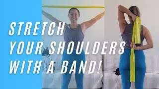 Stretch Your Shoulders Out With A Band!