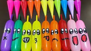 MAKING SLIME WITH PIPING BAG VS BALLOON ! SATISFYING VIDEOS 