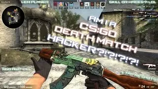 Guy Raging in CSGO DM | Calling me a Hacker