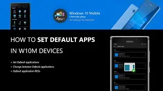 How to Set Default Apps in W10M