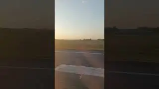 Толмачево взлет вид на вторую полосу