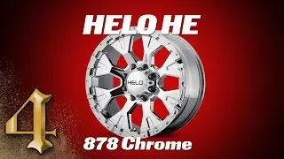 HELO HE878 Chrome Wheel