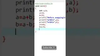 Swapping of numbers in C Programming Language | How to swap two numbers in C | Learners Region
