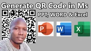 How to generate / Create QR Code in Microsoft PPT, word & Excel