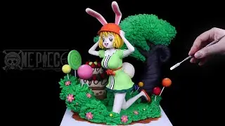 ONE PIECE - Making Carrot figure | 원피스 캐럿 클레이피규어 만들기