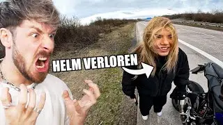 FIBII verliert ihren HELM auf der Autobahn und STIRBT FAST 🫨