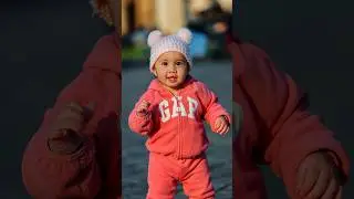 Street photo for a  2 year-old baby🥹