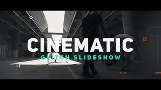 Cinematic Glitch Slideshow /// After Effects Template