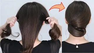【和風ヘア】ほぼシリコン ヘアゴムで出来るお上品ヘアアレンジ