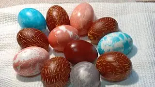 ПОКРАСКА ЯИЦ многоцветные.