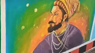Nature , History and culture of Odisha and India represent at the boundary of school in form of Arts