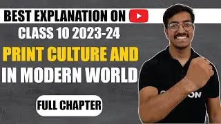PRINT CULTURE AND PRINT REVOLUTION ONE SHOT REVISION | CBSE 2024
