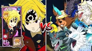 NEW BLUE ASSAULT MODE MELIODAS VS *ALL* DEMONIC BEAST IN GAME!! GOD TIER PVE DPS! [7DS: Grand Cross]