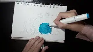 💛РИСУЕМ КРАСИВУЮ УЛИТКУ.